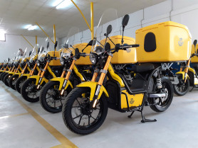 Motos eléctricas ciberseguras de Correos