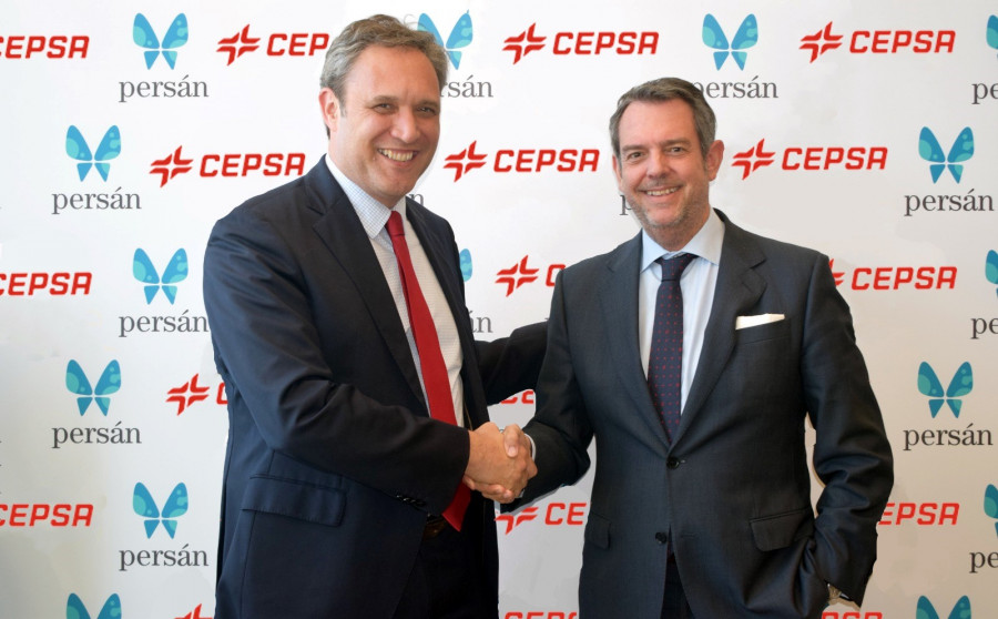 Cepsa Imagen José María Solana, director de Cepsa Química y Antonio Somé, CEO de Persán