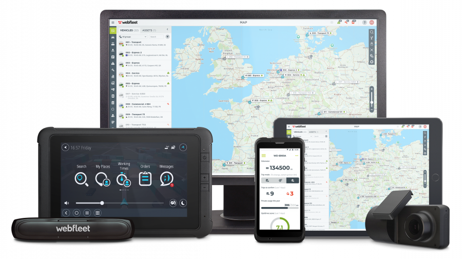 Webfleet Desktop mobile