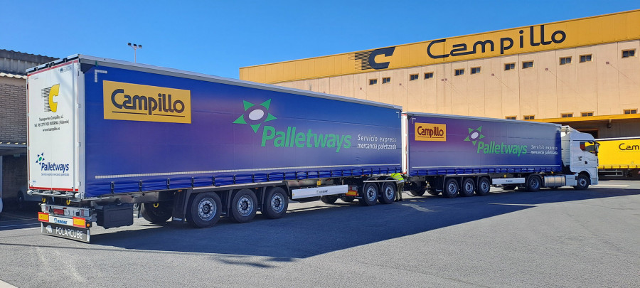 Palletways Campillo duotrailer